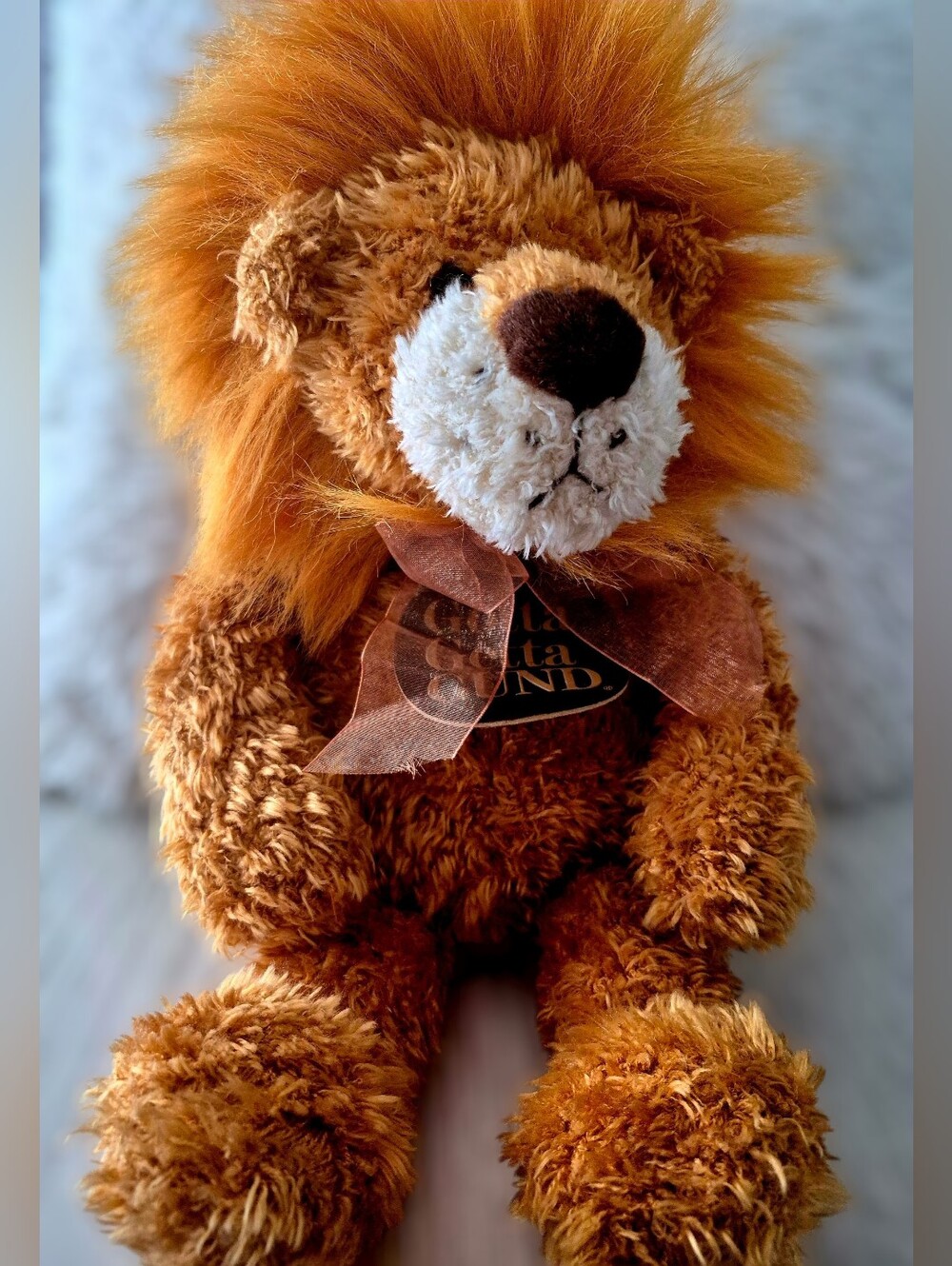 Vintage GUND Pounce DeLion Lion Plush 16” Stuffed Animal #5039 Gotta Getta GUND